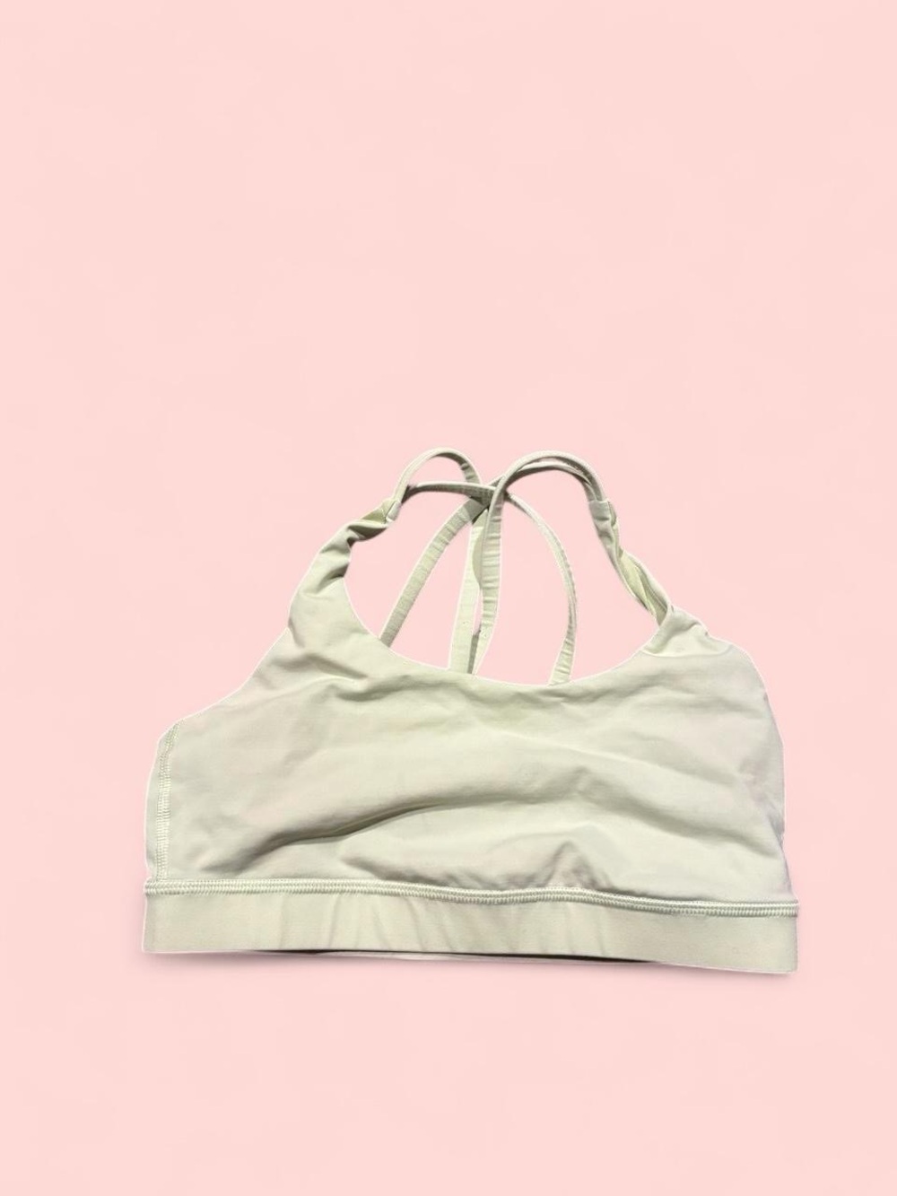 lululemon athletica Light Sage Strappy Sports Bra